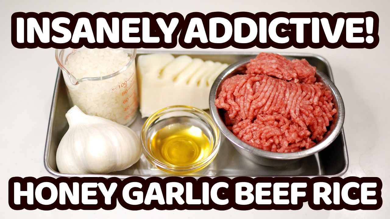 This Addictive Rice Cooker Honey Garlic Ground Beef Rice is My New Obsession!
