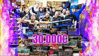 Wir ZÜNDEN 30.000€ Feuerwerk für EUCH!!! 4K Silvester 2023/24