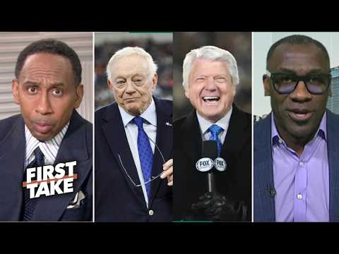 FIRST TAKE | Shannon SHOCKED by Jimmy Johnson exposing Jerry Jones for lying his deals with Cowboys
