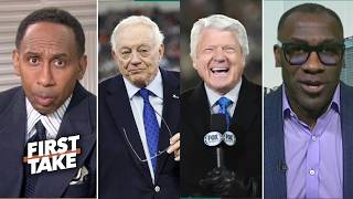 FIRST TAKE Shannon SHOCKED by Jimmy Johnson exposing Jerry Jones for lying about his deals in past