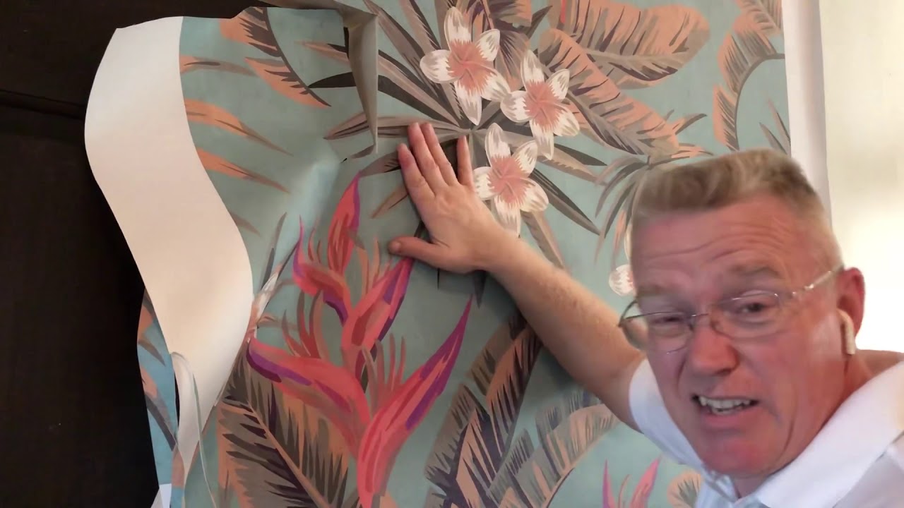 How To Cut Wallpaper or a Mural Around a Doorway YouTube