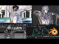 Jibaro rough remake step by step | Blender仿製流程分享 | CC中字【Blender鳥咪老師】