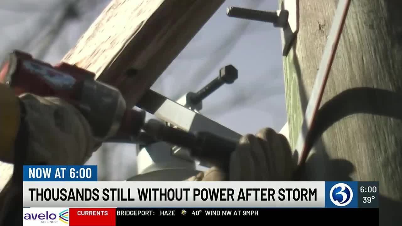 Thousands still without power following storm - YouTube