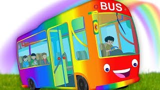 roda di bus | sajak untuk anak-anak | Wheels On The Bus