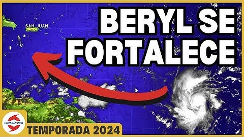 Tormenta tropical Beryl podría ser de categoría 3 cuando llegue al Caribe. Huracán Beryl.