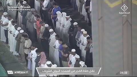 صلاة الفجر المسجد النبوي الشيخ عبدالله القرافي || الثلاثاء 27 محرم 1447هـ من سورة الأنعام.