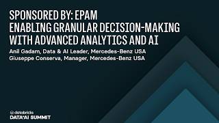 Sponsored by: EPAM | Enabling granular decision-making with advanced analytics and AI
