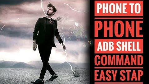 ADB COMMAND WITHOUT PC EASY STEP