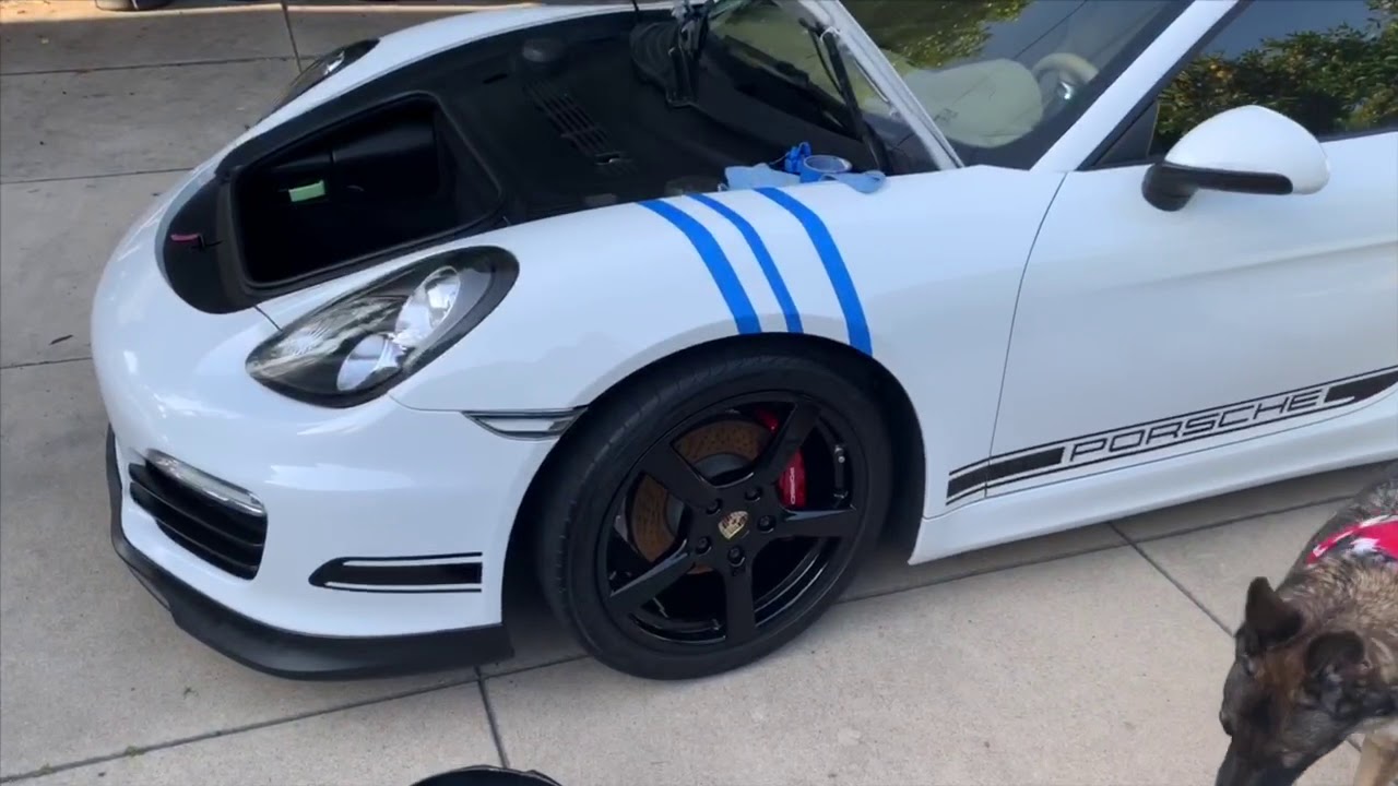 How To Plasti Dip Hash Marks on Porsche 981 991