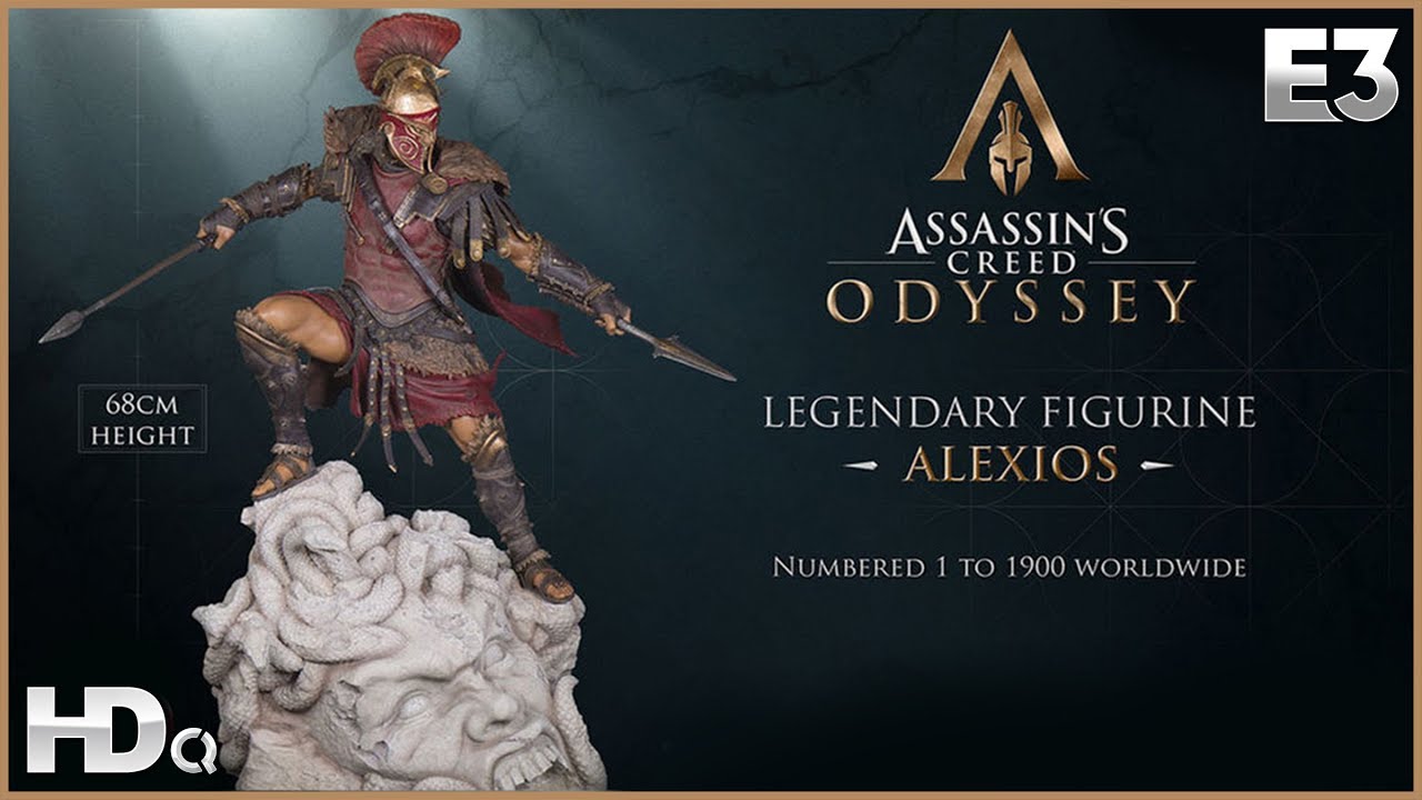 ASSASSIN"S : Odyssey - 2018 UBISOFT STORE EXCLUSIVE LEGENDARY FIGURINE ALEXIOS YouTube