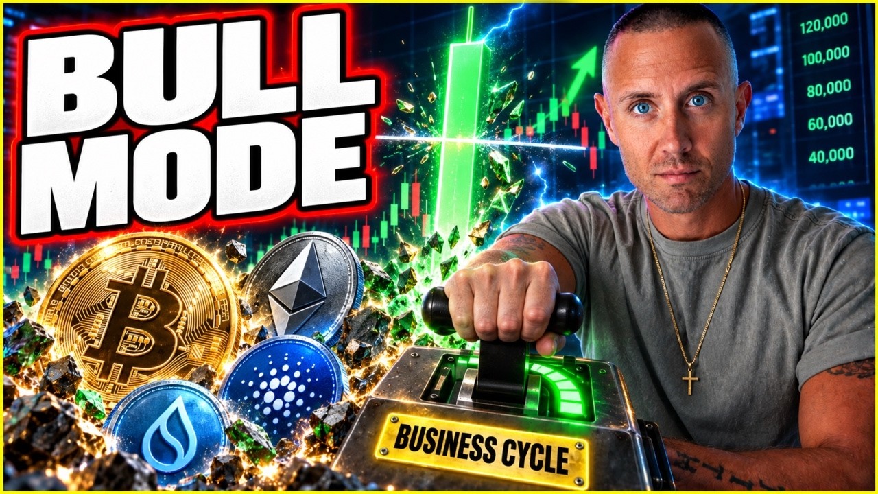 Thumbnail — CRYPTO BULL MARKET Just Got Triggered! (The Business Cycle Says This Is Only The Start)