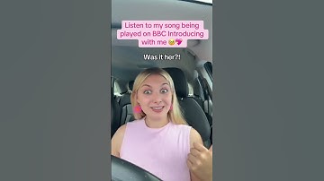 Hearing my song on BBC Introducing 😭🎶 #BBCIntroducing #NewMusic