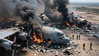 9 minutes ago! 20 US aircraft carrying 3,500 troops were hit by Russian anti-aircraft missiles