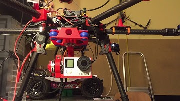 DIY camera gimbal - very first run