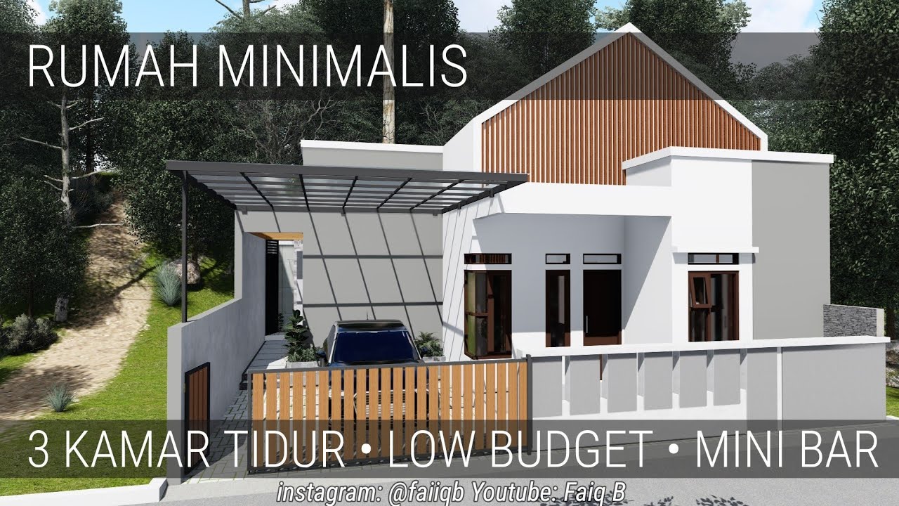  Desain  Rumah Minimalis  Low  Budget  3 Kamar  Tidur  YouTube