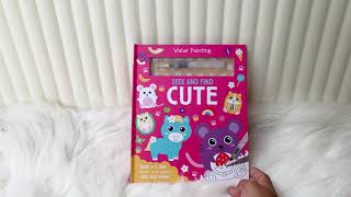Water Painting Seek and Find Cute Board Book (Search and Find Again and Again - Just Add Water!)