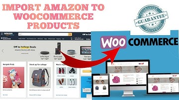 How to import amazon products to woocommerce without api