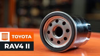 Montavimo Alyvos filtras TOYOTA ALPHARD: vaizdo pamokomis