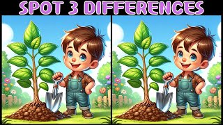 [Spot the difference] SPOT 3 DIFFERENCES  [Find the difference]#18