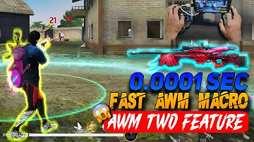 AWM very fast set macro. gg mouse pro premium version set AWM macro. very fast AWM macro