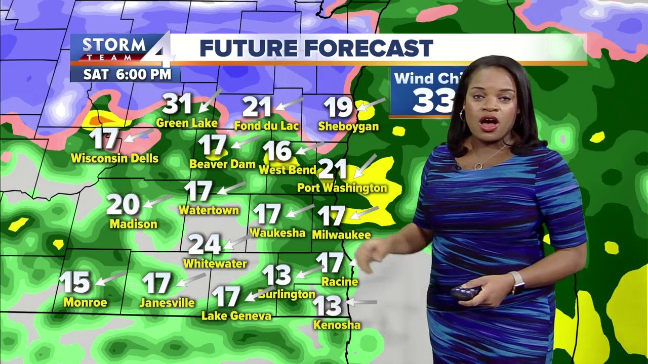 Mostly sunny and slightly warmer Friday - YouTube