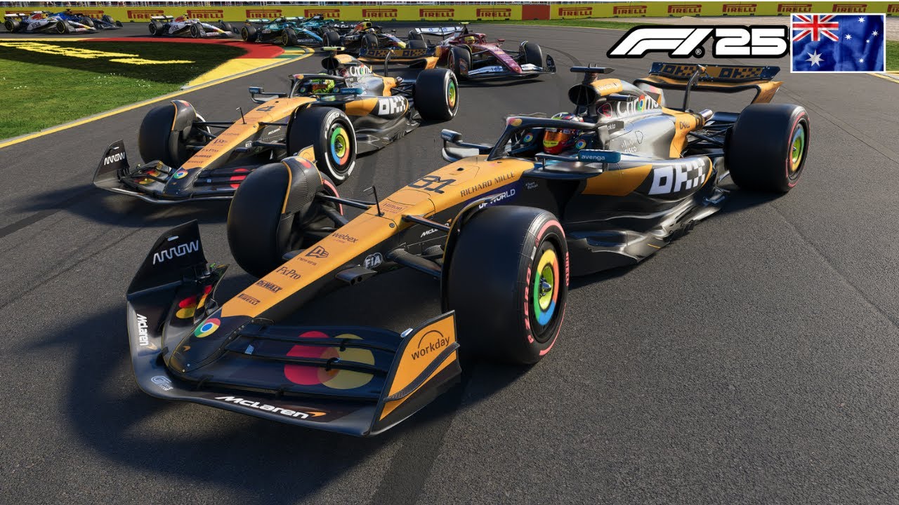 Преимущество домашней трассы у Оскара Пиастри? | Геймплей Гран-при Австралии в классе F125