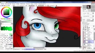 MLP OC Speedpaint - Midnight's reference sheet(not re-upload!)