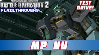 Gundam Battle Operation 2 Test Drive! Nu  Gundam MPT With Incoms - Stats, Skills, Movesets