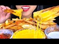 ASMR CHEESY French Fries *Homemade* No Talking Eating Show | ASMR Phan