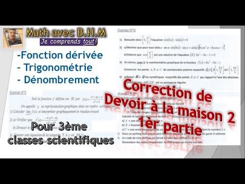 Devoir A La Maison 2 Pour 3ème Cl