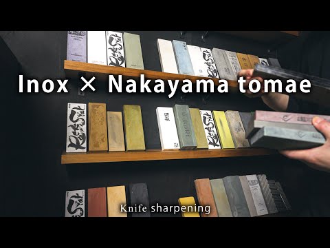 ［Knife sharpening］Honesuki × Inox × Nakayama tomae