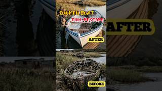 “From Sunken Wreck to Stunning Fishing Boat #restoration #viralvideo #usacreators