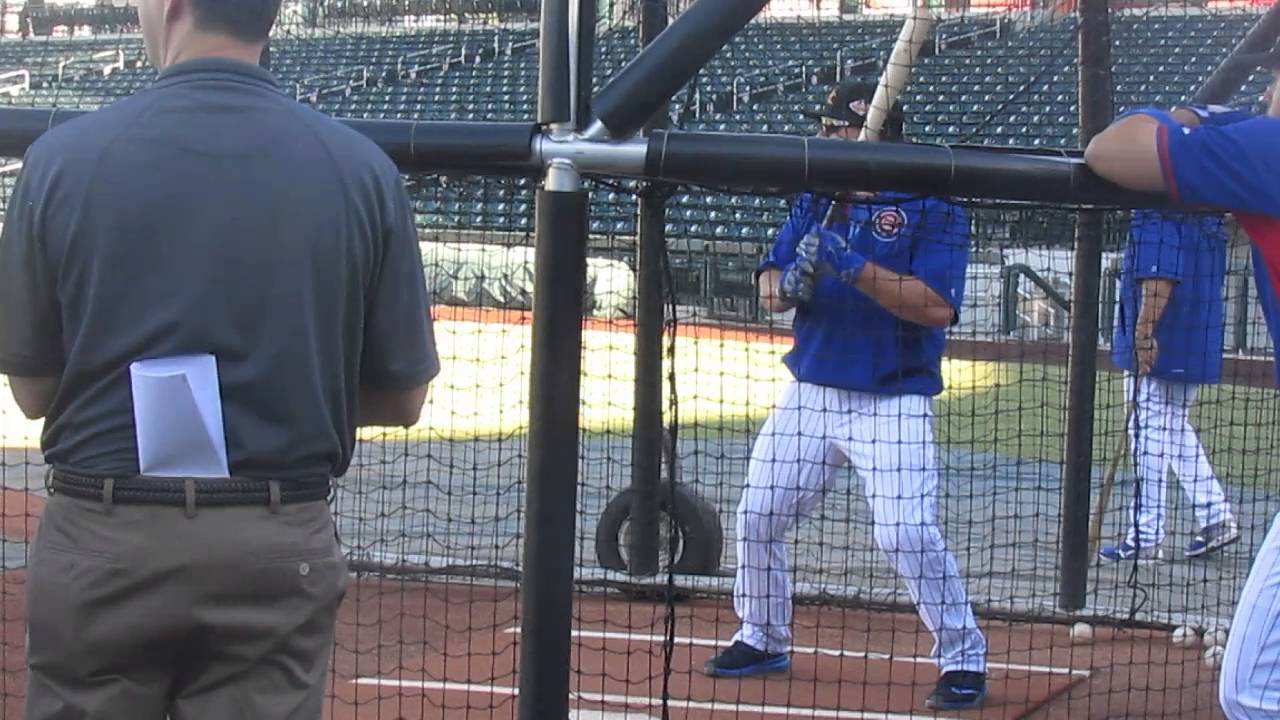 Kyle Schwarber BP 10-22 Mesa Solar Sox