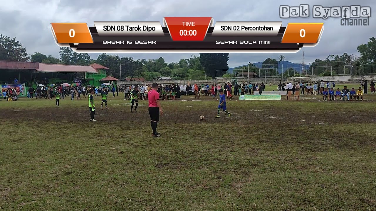 HIGHLIGHT • SDN 08 Tarok Dipo vs SDN 02 Percontohan • Babak 16 Besar - Turnamen Sepak Bola Mini