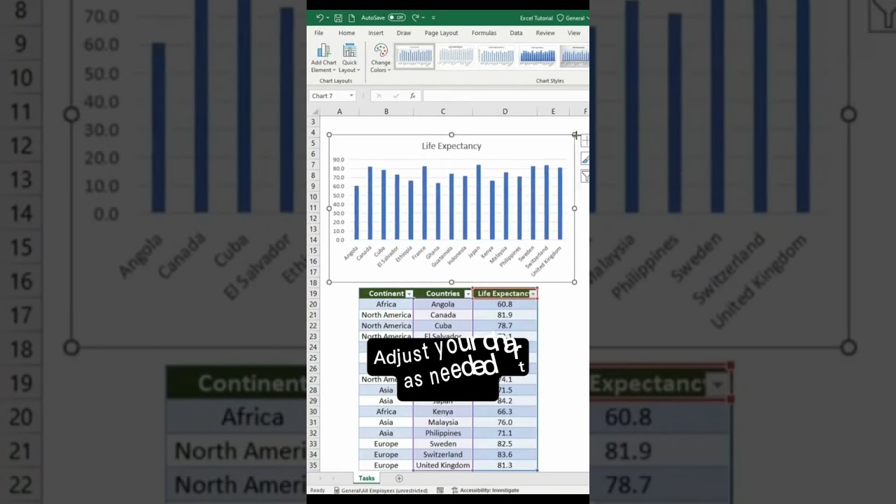 Dynamic Chart in Excel 