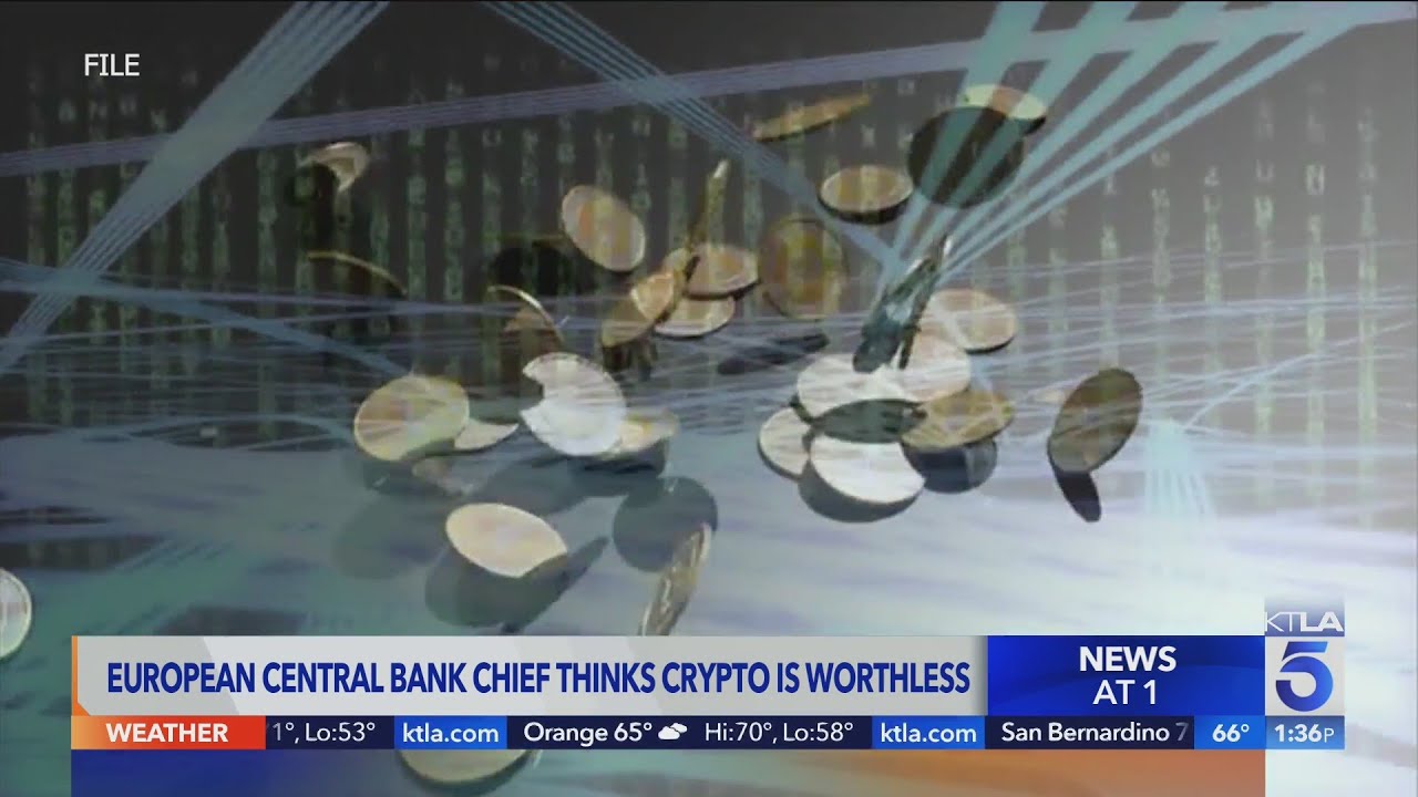 European Central Bank chief thinks crypto is worthless