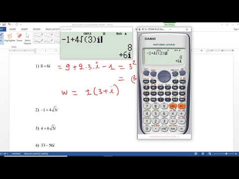 Video Tìm căn bậc hai của số phức bằng Casio - youtube
