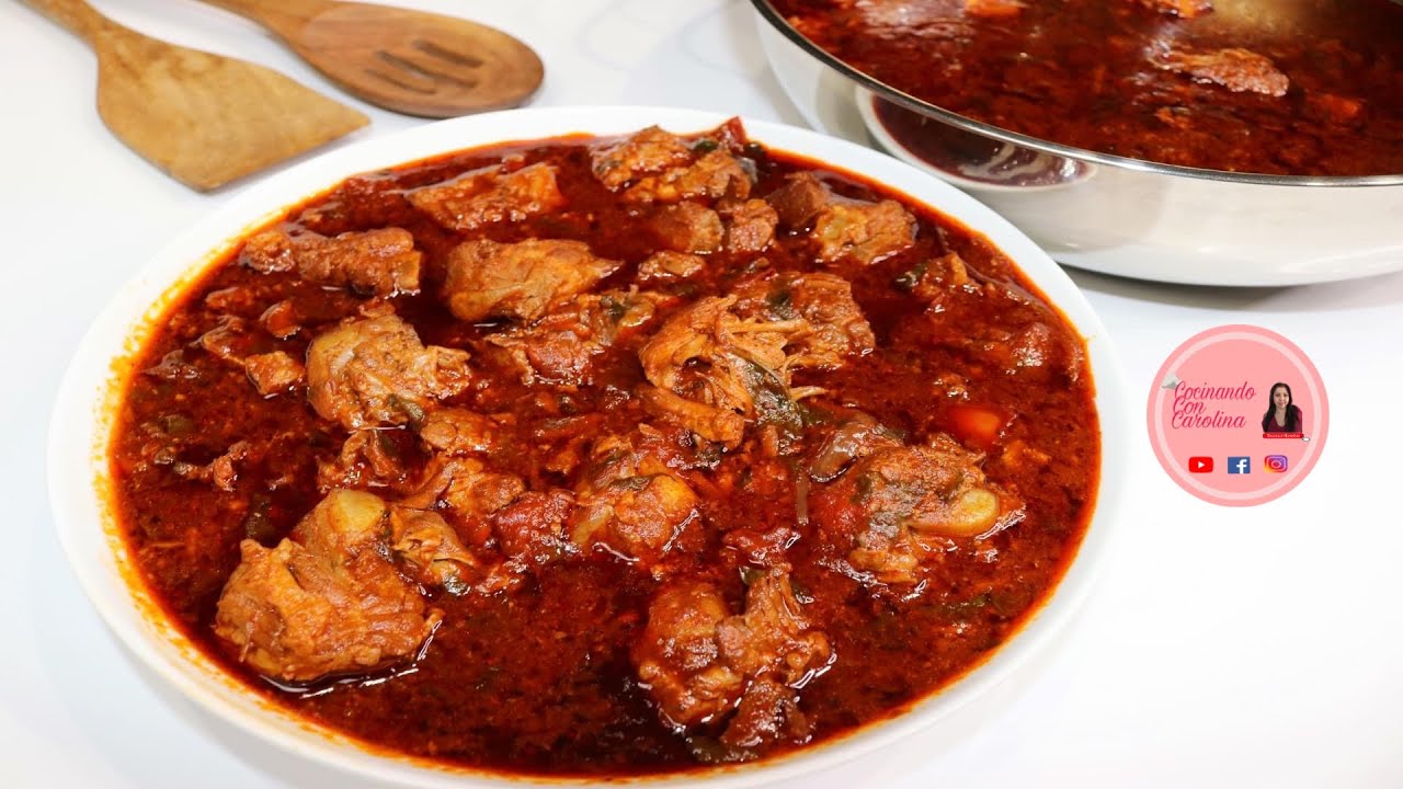 COSTILLAS CON CHILE COLORADO 🌶 YouTube