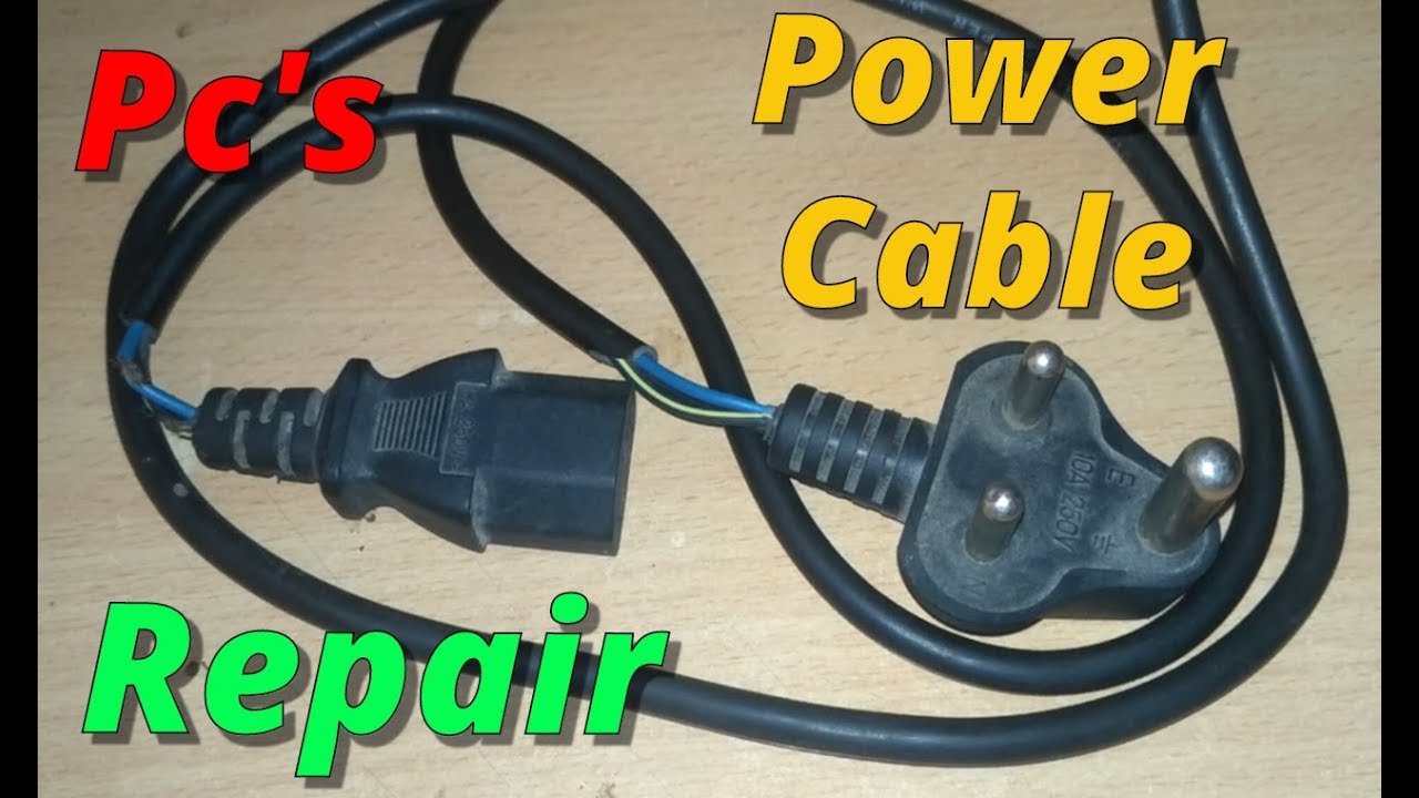 How To Repair a Computer Power Cable  100  Fix   2018 