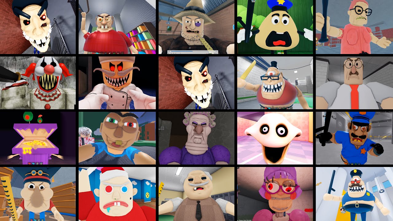 SIR SCARY'S MANSION,ESCAPE EVIL GRANDPA!,BAD BOSS OBBY,ESCAPE EVIL,OBBY, ROBLOX JUMPSCARE'S