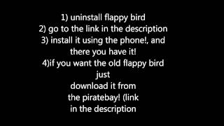 Flappy Bird hack! NO SURVEY AND NO JAILBREAK NEEDED!