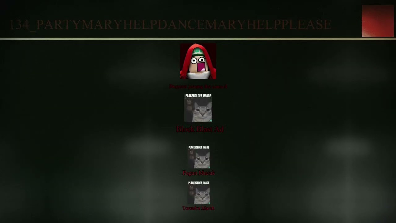 fdCJD Extras: 134_PARTYMARYHELPDANCEMARYHELPPLEASE Sample Guide 