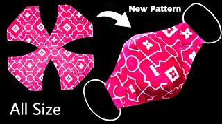 Very Easy New Style Cute Mask Face Mask Sewing Tutorial New Pattern Mask No Fog On Glasses