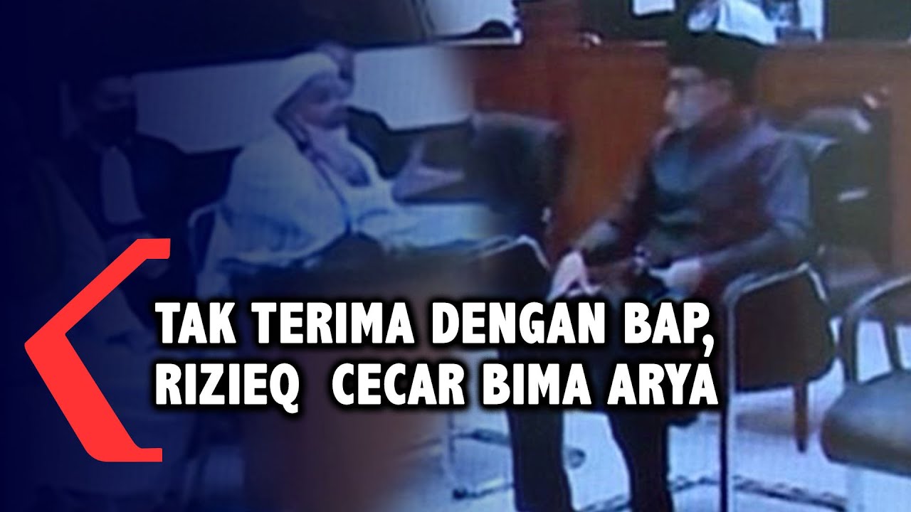 Momen Perdebatan Rizieq dan Bima Arya Saat Persidangan