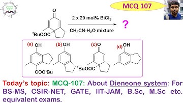 MCQ-107: About Dieneone-phenol rearrangement: For BS-MS, CSIR-NET, IIT-JAM, GATE, B.Sc, M.Sc, etc.