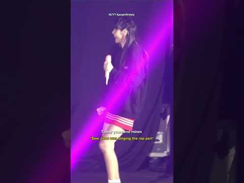 Jisoo rapping at “BORNPINK” concert 🥹 #shorts | Kpopinfinitely