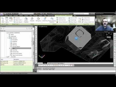 AutoCAD Civil 3D 2013 Paste Surfaces Using The Rib...