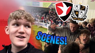 SCENES IN FIVE GOAL THRILLER AS CHELTENHAM WIN AGAIN! Cheltenham Town Vs Port Vale Matchday Vlog