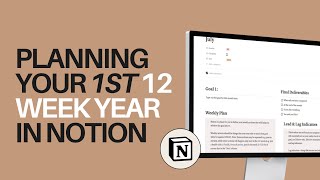 How to use the 12 Week Year Planner for Notion to plan your first 12 Week Year