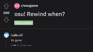 osu! Rewind when?